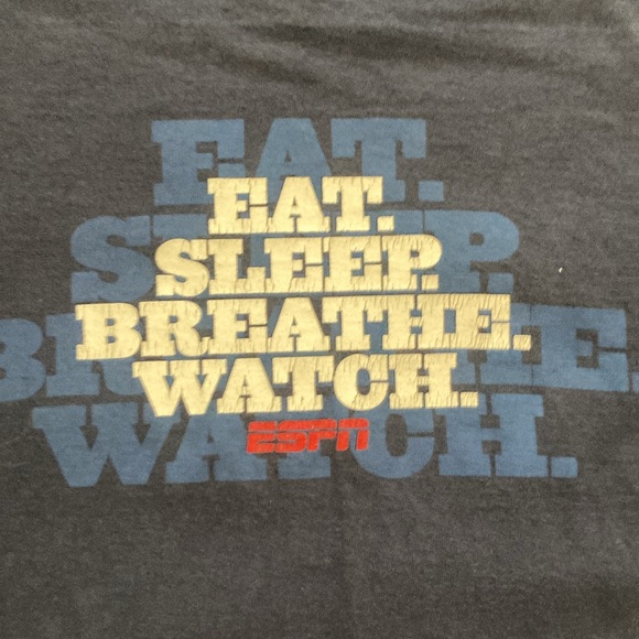 ESPN Men’s T-Shirt Medium.  Slightly Worn. - Picture 2 of 4
